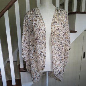 STYLE RACK Animal Print Wrap Shawl - Medium - Lightweight